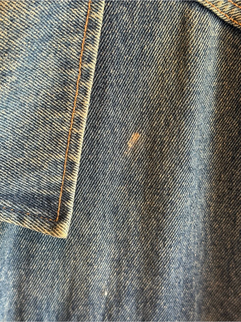 Vintage Wrangler Denim Jacket Hero  Trucker Blue Sz 3XL